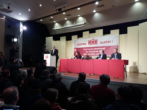 Ζωντανά η ομιλία του Γ.Γ. του ΚΚΕ Δημήτρη Κουτσούμπα στο Αγρίνιο