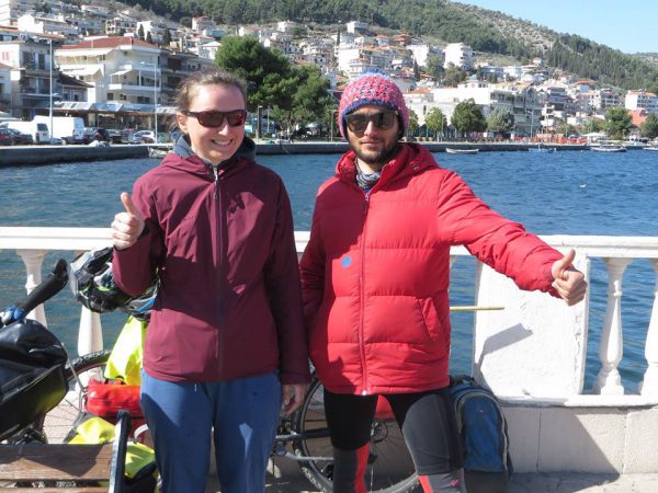 Από τη Γαλλία με ποδήλατο..ξεκούραση στην Αμφιλοχία!