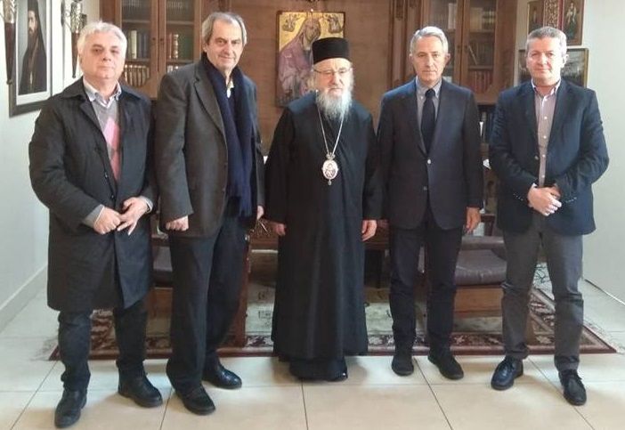 Συνάντηση του Κ. Σπηλιόπουλου με το Μητροπολίτη Αιτωλίας και Ακαρνανίας