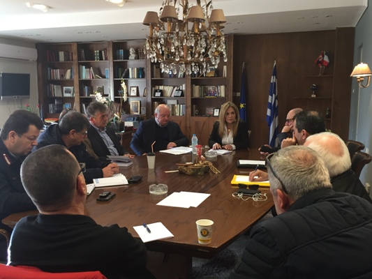 Συνεδρίασε το Συντονιστικό Όργανο Πολιτικής Προστασίας της Αιτωλ/νίας- Δράσεις για την αντιμετώπιση φυσικών καταστροφών