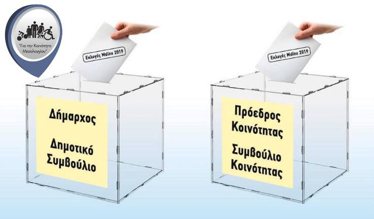 Μια μεγάλη αλλαγή στις Δημοτικές εκλογές.” Θέση από τον συνδυασμό “Για την Κοινότητα Μεσολογγίου”, διεκδίκηση για τη συμμετοχή στο Συμβούλιο Κοινότητας Μεσολογγίου