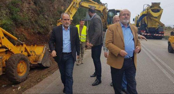 Στα έργα στην εθνική οδό Βόνιτσας – Λευκάδας και στη Ναύπακτο ο Κατσιφάρας