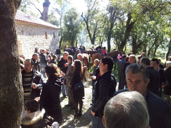 Γιορτάζει αύριο το εξωκλήσι των Αγίων Θεοδώρων στο Παλιοχώρι Καψοράχης.