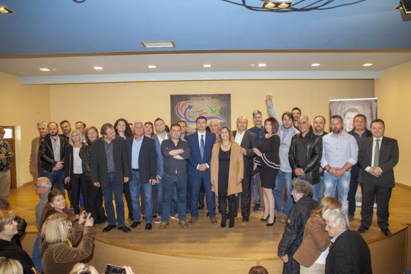Μεγαλειώδης συγκέντρωση και μήνυμα μεγάλης ΝΙΚΗΣ στη παρουσίαση του συνδυασμού του Γ.Τριανταφυλλάκη