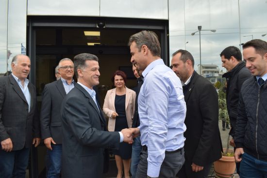 Ο Κυριάκος Μητσοτάκης επισκέφθηκε και το ΚΤΕΛ Αιτωλ/νίας