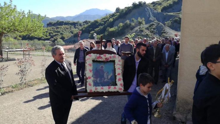 Πλήθος κόσμου τίμησε τον πολιούχο και προστάτη Άγιο Γεώργιο Ποταμούλας (Φώτο- video)