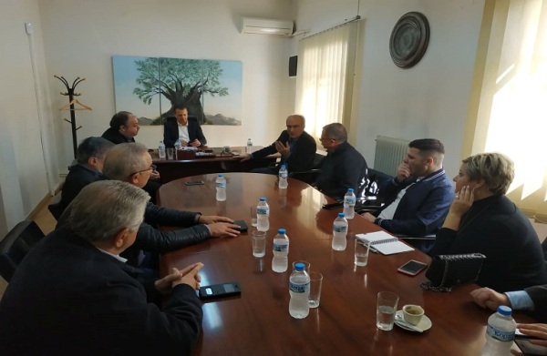 Κλιμάκιο του ΚΙΝΑΛ με επικεφαλής τον Βασίλη Έξαρχο στην Ένωση Αγρινίου