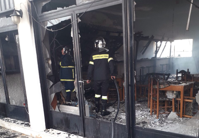 Πυρκαγιά σε Ταβέρνα στο Αρχοντοχώρι Ξηρομέρου- Κάηκε ολοσχερώς (φωτο)