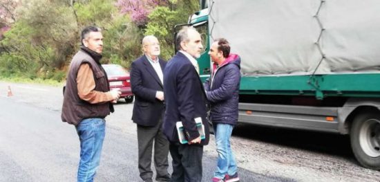 Στο έργο της Κλεισούρας ο Περιφερειάρχης Απόστολος Κατσιφάρας