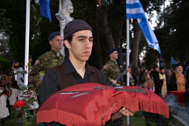 Το Μεσολόγγι τίμησε τη μνήμη του Αρχηγού της Φρουράς Αθανάσιου Ραζή- Κότσικα (φωτο)