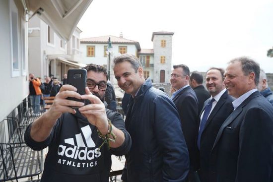 Σπήλιος Λιβανός:  Μαζί με τον Κυριάκο Μητσοτάκη στη Ναύπακτο(video)