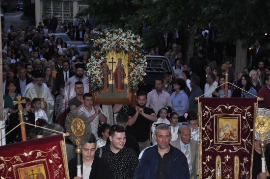 Με λαμπρότητα η Πανηγυρική Θεία Λειτουργία στον Ιερό Ναό Αγίου Κωνσταντίνου