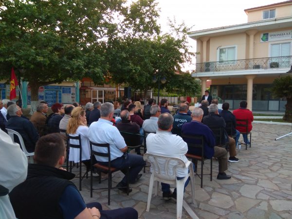 Περιοδεία σε περιοχές της Αιτωλ/νίας έκανε ο Νίκος Παπαναστάσης
