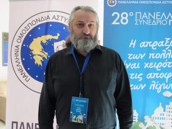 Ο Χρήστος Τέγας επανεξελέγει πρόεδρος της Ένωσης Αστυνομικών Υπαλλήλων Αιτωλίας