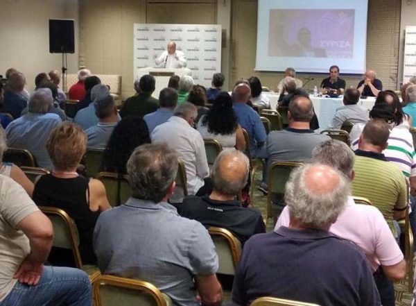 Επιτυχημένη η ανοιχτή συνέλευση του ΣΥΡΙΖΑ – ΠΡΟΟΔΕΥΤΙΚΗ ΣΥΜΜΑΧΊΑ Μεσολογγίου