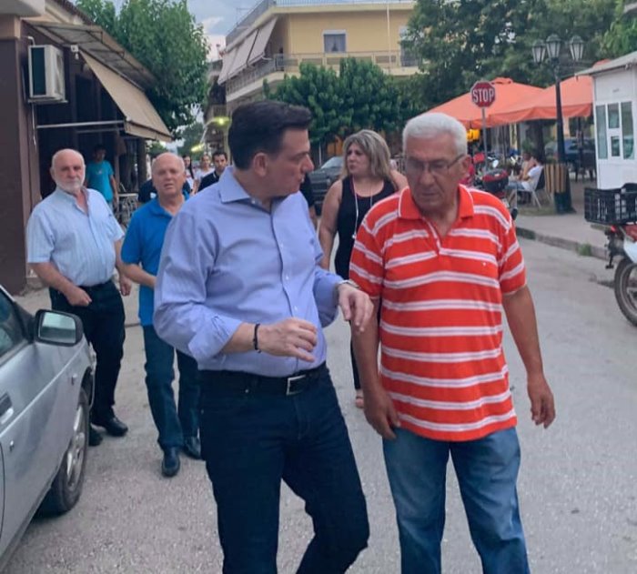 Περιοδεία Θ. Μωραΐτη σε Δοκίμι-Καλύβια-Αγγελόκαστρο