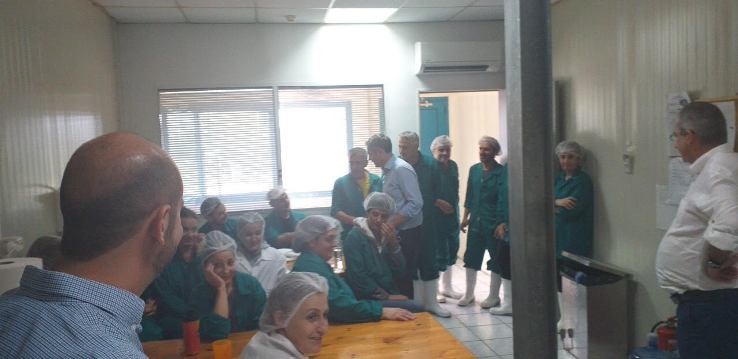Επίσκεψη του Κώστα Καραγκούνη στον όμιλο Ανδρομέδα στην Βόνιτσα