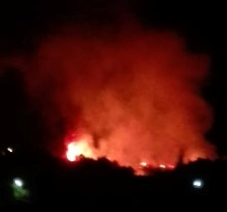 Καινούργιο: Ανέπαφο το ξωκκλήσι του Αγ. Νικολάου από την φωτιά-Παρανάλωμα του πυρός 10 στρεμ.