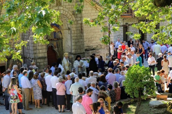 Η Κοίμηση της Θεοτόκου στην Ι.Μ. Αμπελακιωτίσσης