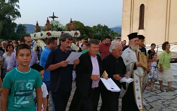 Ο Επιτάφιος της Κοιμήσεως της Θεοτόκου στο Δοκίμι Αγρινίου