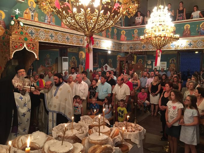 Εορτάζει και πανηγυρίζει ο ενοριακός Ι.Ν της Κοιμήσεως της Θεοτόκου στη Σπολάιτα Αγρινίου