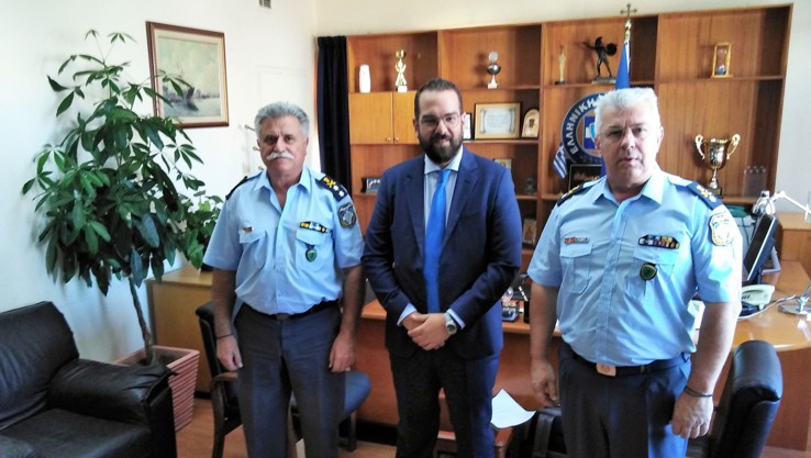 Επίσκεψη του Ν. Φαρμάκη στη Γενική Περιφερειακή Αστυνομική Διεύθυνση Δυτικής Ελλάδας και στην Διεύθυνση Αστυνομίας Αχαΐας
