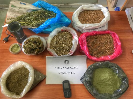 Συνελήφθησαν διακινητές κάνναβης στο Μεσολόγγι