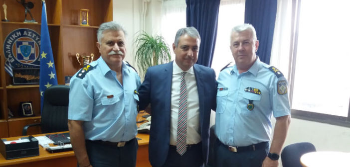 Eπίσκεψη του Διοικητή της 6ης ΥΠΕ στον Γενικό Περιφερειακό Αστυνομικό Διευθυντή Δυτικής Ελλάδας