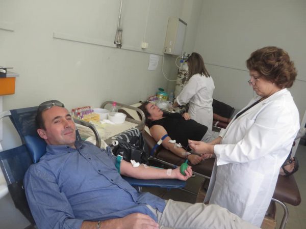 Εθελοντική αιμοδοσία με μεγάλη συμμετοχή στην Αμφιλοχία