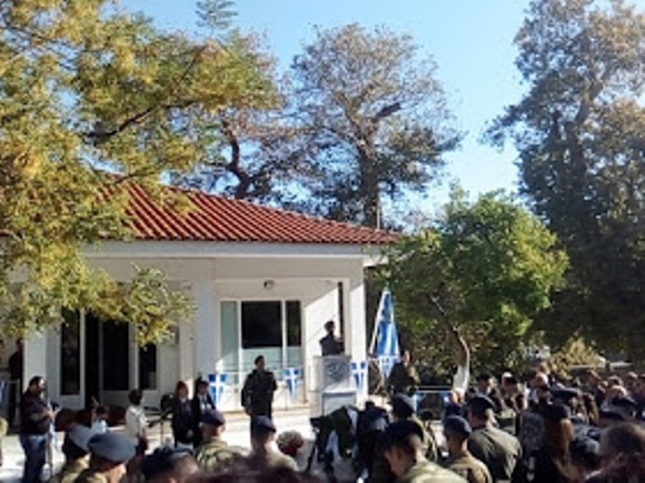 Μοναστηράκι Βόνιτσας: Αποκαλυπτήρια της προτομής για τον πεσόντα στην Κύπρο ήρωα Δεκανέα Δημήτρη Τσούκα