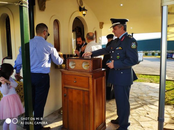 Αγρίνιο: Η Αστυνομία τίμησε τον προστάτη της Άγιο Αρτέμιο ( ΦΩΤΟ)