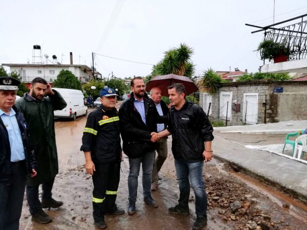 Στις πληγείσες περιοχές της Αιτωλ/νίας ο Περιφερειάρχης