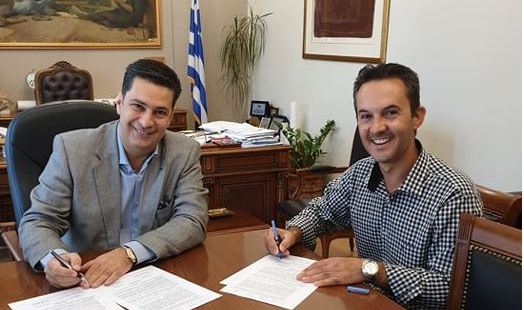 Δήμος Αγρινίου: Υπογραφή της σύμβασης του αντιπλημμυρικού έργου Χειμάρου “Λυκοραχίτης”