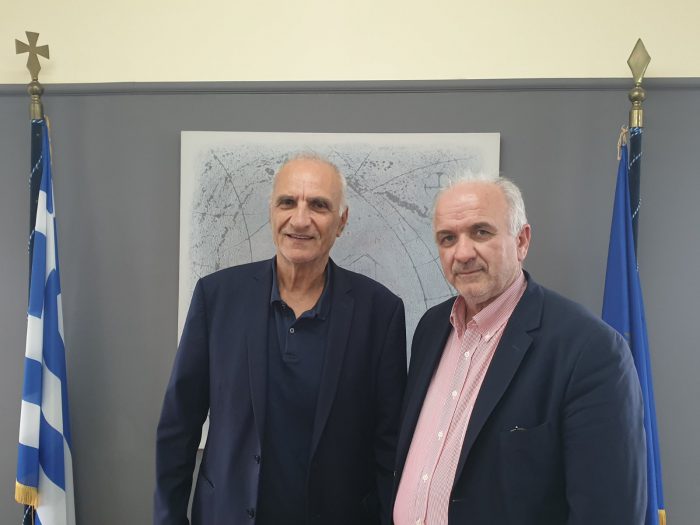Συνάντηση του Δημάρχου Κώστα Λύρου με τον βουλευτή Αιτωλ/νίας Γ. Βαρεμένο