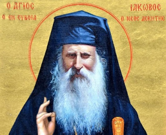 Η Αγία Τριάδα Αγρινίου τιμά τον Άγιο Ιάκωβο (Τσαλίκη) Καθηγούμενο της Ι.Μ Οσίου Δαυΐδ του εν Ευβοία