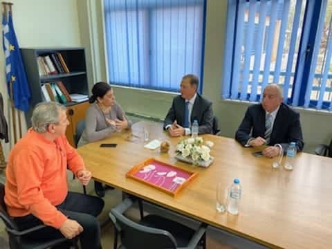 Ο Σ.Λιβανός στην Κτηματική Υπηρεσία στο Μεσολόγγι