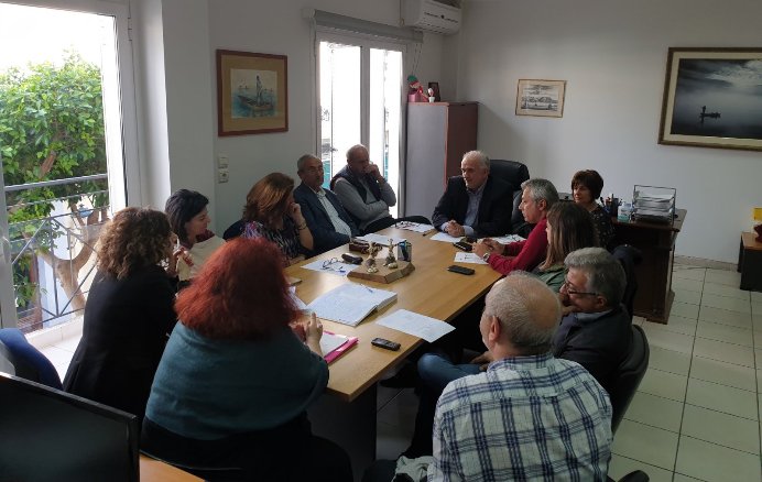 Μεσολόγγι: Στην συνεδρίαση του Διοικητικού Συμβουλίου του Πνευματικού Κέντρου ο Δήμαρχος Κώστας Λύρος