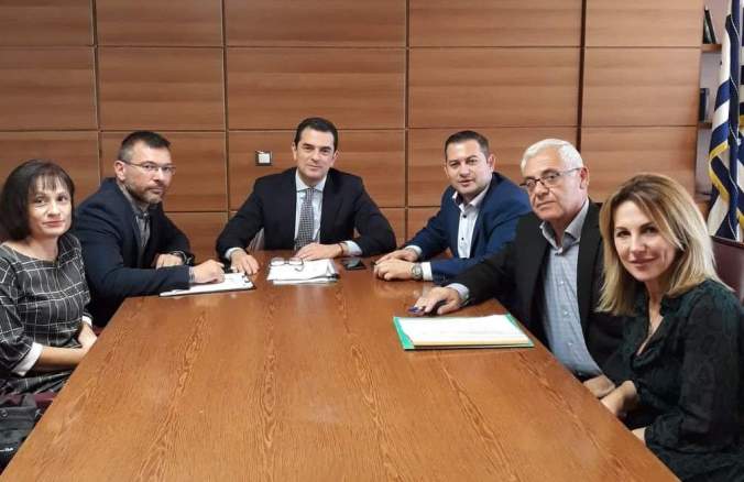 Συνάντηση του Θ. Βασιλόπουλου με τον Υφυπ. Αγροτικής Ανάπτυξης Κ. Σκρέκα