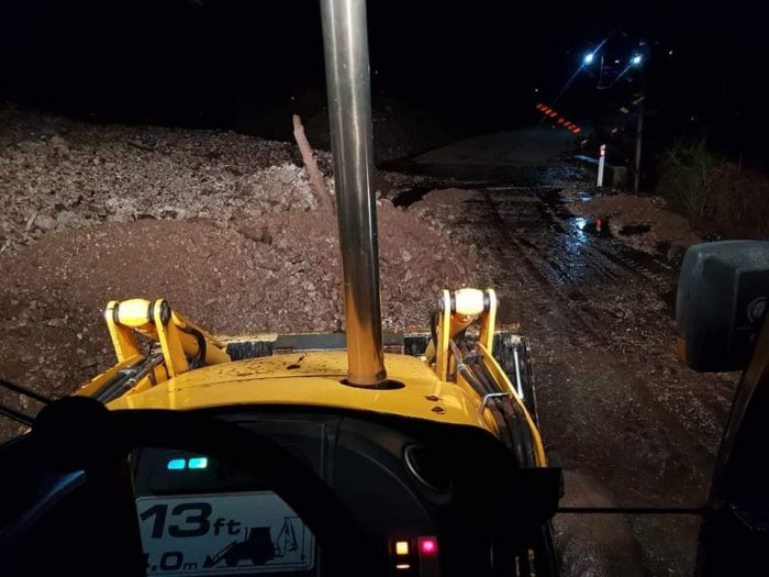 Προβλήματα στο θέρμο από την κακοκαιρία-Ολονύκτια “μάχη” το δήμου!