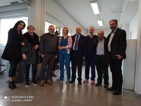 Επίσκεψη του Δημάρχου Κώστα Λύρου στο Νοσοκομείο Μεσολογγίου και το Σελίβειο Γηροκομείο
