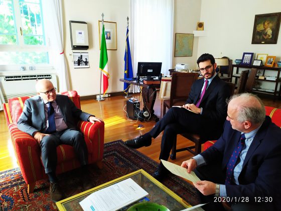 Τιμώμενη χώρα των Εορτών Εξόδου 2020 η Ιταλία – Συνάντηση Λύρου με τον Efisio Luigi Marras