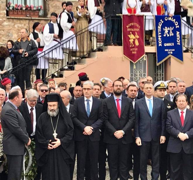 Στο Αίγιο ο υφυπουργός Άμυνας Αλκιβιάδης Στεφανής