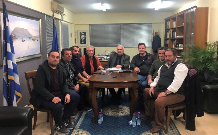 Συνάντηση του Δημάρχου Κώστα Λύρου με το Σύλλογο Πανηγυριστών  «Ο Άη Συμιός»