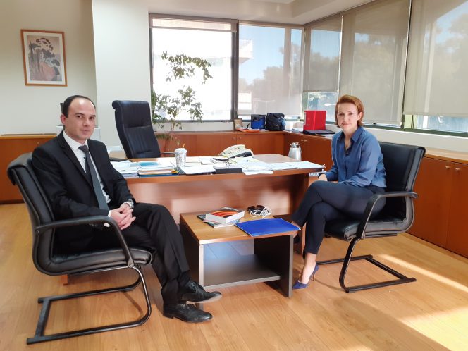 Επαφές του Αντιπεριφερειάρχη, Λ. Δημητρογιάννη στο Υπουργείο Ενέργειας και Περιβάλλοντος