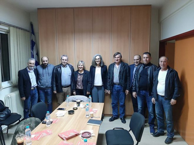 Η Διοίκηση του Εργατοϋπαλληλικού Κέντρου Ι.Π Μεσολογγίου συναντήθηκε με Σ.Σακοράφα