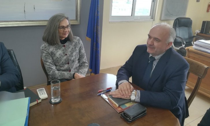Συνάντηση του Δημάρχου Μεσολογγίου Κώστα Λύρου με την Αντιπρόεδρο της Βουλής Σοφία Σακοράφα