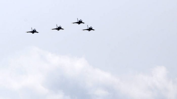Ζεύγος μαχητικών F – 16 της Π.Α πέταξε πάνω από Μεσολόγγι και Άκτιο!