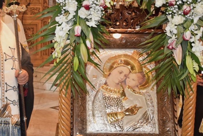 Υποδοχή της θαυματουργής εικόνας της Παναγίας της Γιάτρισσας στο Μοναστηράκι Αιτωλ/νίας
