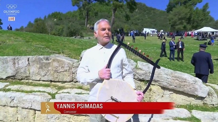 Με την μουσική του Παναιτωλιώτη συνθέτη Γιάννη Ψειμάδα η Τελετή Αφής της Ολυμπιακής Φλόγας(video)