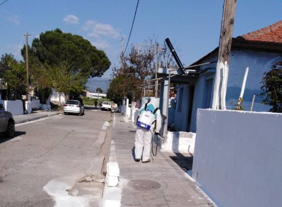 Απολύμανση στην περιοχή Αη Βασιλιώτικα Αγρινίου